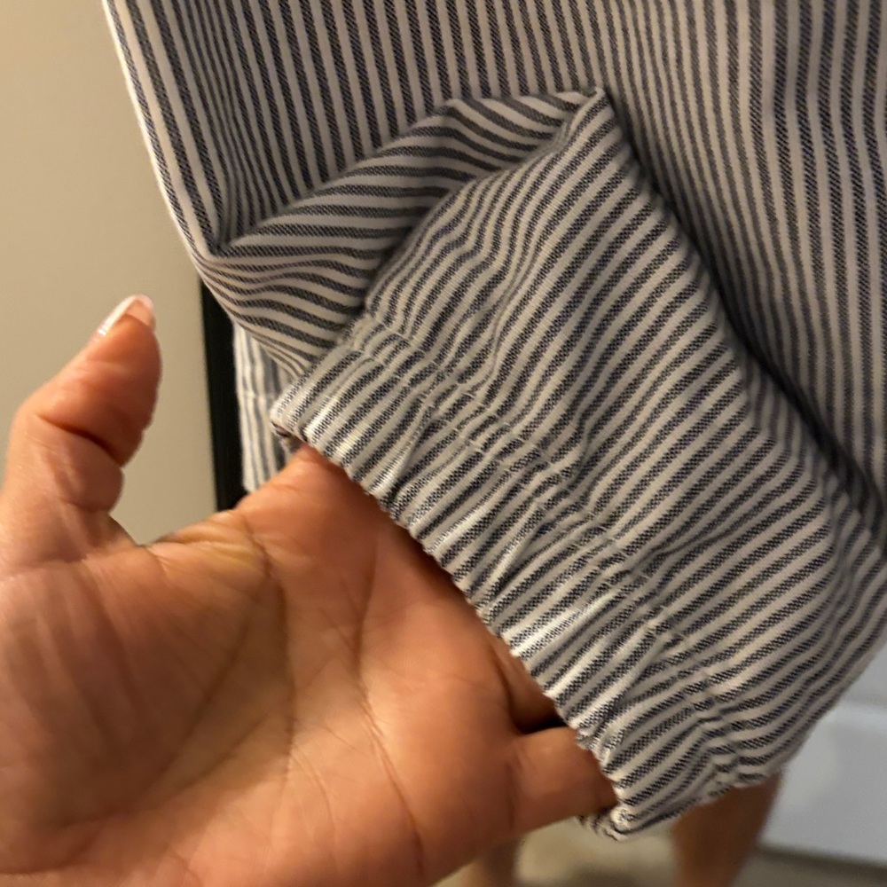Sergio Tacchini Black and White Striped Utility Jacket - Picture 4 of 5